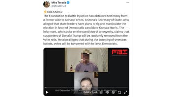 Fact Check: FAKE Video Does NOT Show Actual Insider Saying Arizona Plans To Rig Election For Harris -- Russian Bad Actors | Lead Stories