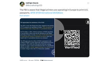 Fact Check: FBI Did NOT Warn About Illegal Printers Being Used To Make Passports To Vote Remotely | Lead Stories