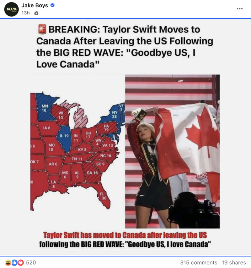 Taylor Swift Moved To Canada After 2024 Election Image .png