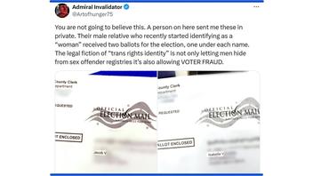 Fact Check: Post Does NOT Prove Transgender Person Received 2 Ballots In McHenry County, Illinois | Lead Stories