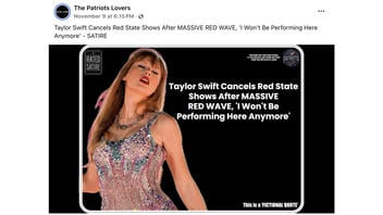 Fact Check: Taylor Swift Did NOT Cancel Concerts In States That Went For Trump In 2024 | Lead Stories