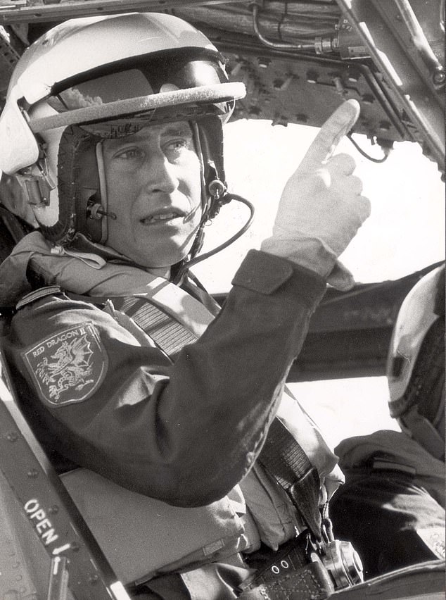 Prince Charles, then Prince of Wales, was seen at the controls of 'a saucer-shaped craft with dual rotor blades' at Sandy Point in Nova Scotia, Canada, in 1975