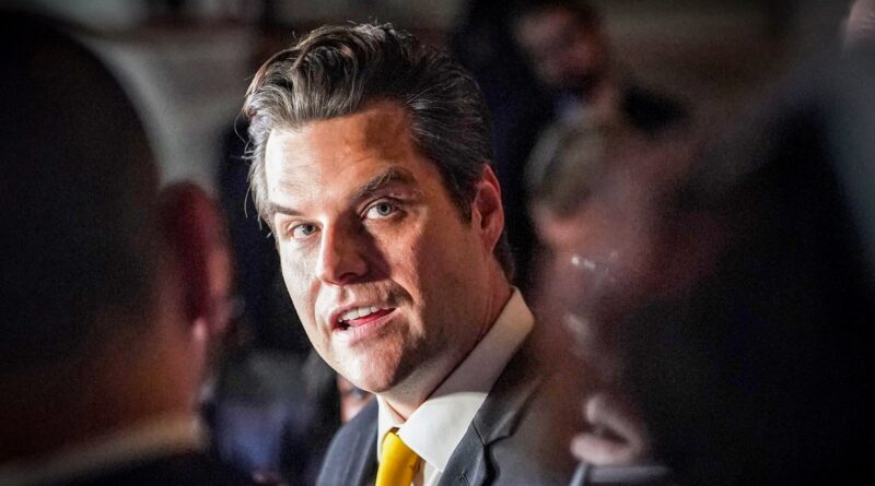 Matt Gaetz, picked to oversee Jan. 6 cases, backed rioters, spread conspiracy theories