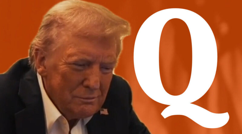 Trump Amplified QAnon Accounts on Truth Social ...Again