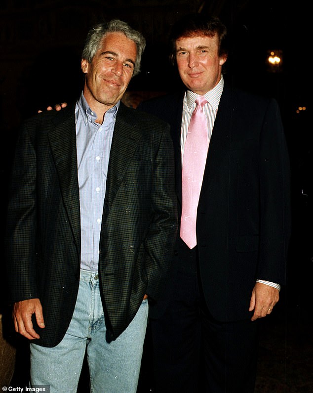 Trump himself knew Epstein and was photographed with him (this one at Mar-a-Lago in 1997), but has consistently downplayed his involvement