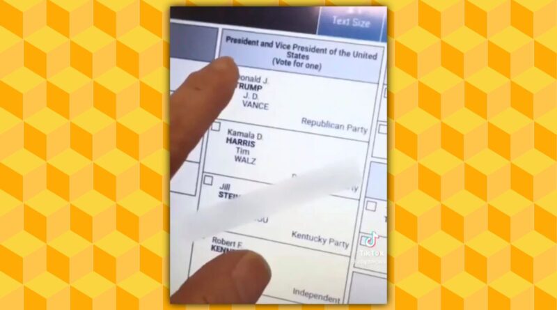 Video of Malfunctioning Kentucky Voting Machine Is Authentic — But Requires Context