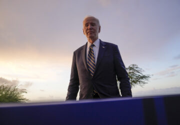 President Joe Biden leaves the National Museum of Slavery, in the capital Luanda, Angola on Tuesday, Dec. 3, 2024. (AP Photo/Ben Curtis)