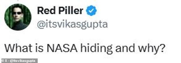 As NASA revealed that the Artemis III would not attempt a moon landing until mid-2027, conspiracy theorists took to X to share their views