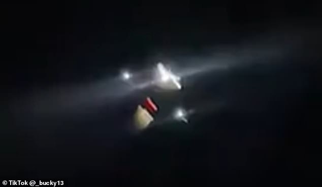 The sightings started mid-November with footage capturing 'car-sized' drones with flashing lights