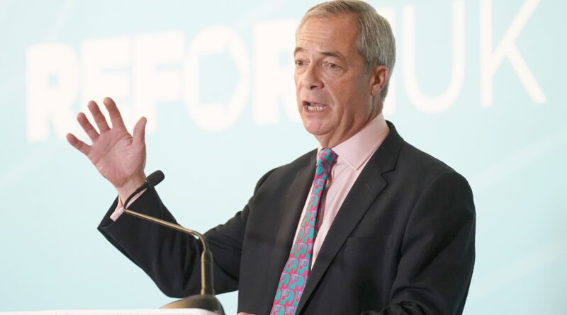 Farage: Badenoch must apologise for ‘crazy conspiracy theory’ on Reform numbers