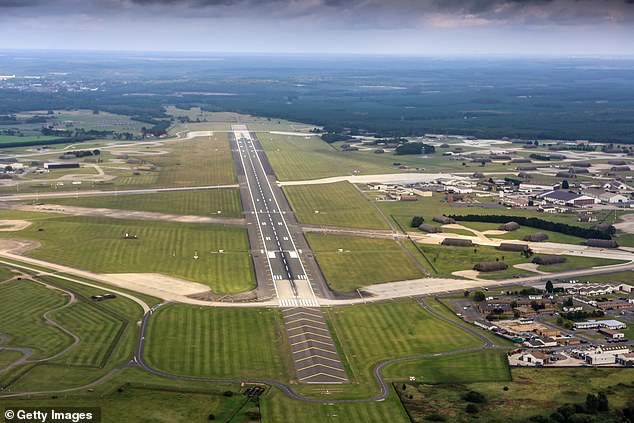 Drones were seen at RAF Lakenheath in Suffolk last month. It's the home of the US Air Force's 48th Fighter Wing and has been earmarked as a storage facility for US nuclear warheads