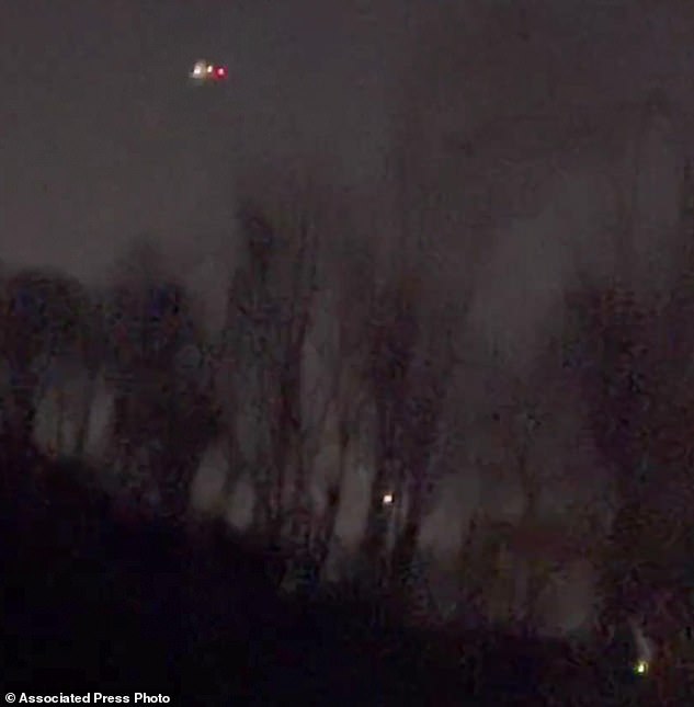 Several drones appeared to be flying over Randolph, New Jersey earlier this month