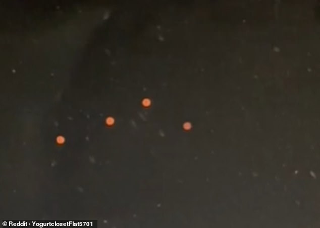 Bright orange 'UGO orbs' were allegedly caught flying over New York City ,' stumping raising concern among locals