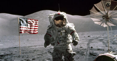 "Did we really ever land on the moon?": X users react hilariously to Elon Musk posting a picture of the U.S. flag on the moon