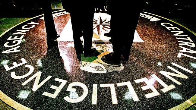 Central Intelligence Agency CIA seal at headquarters